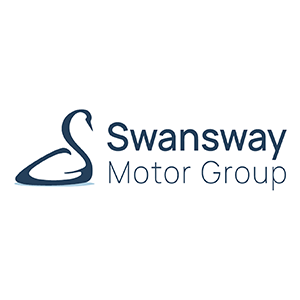 Swansway Motor Group logo with a stylized swan to the left of the text.